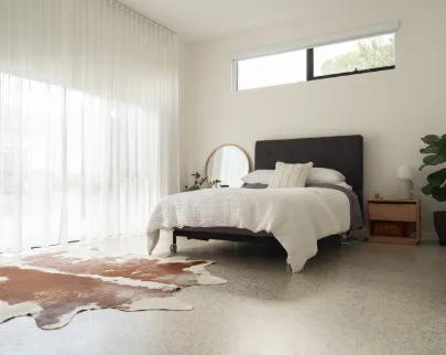 Dornford custom home bedroom — quality finishes